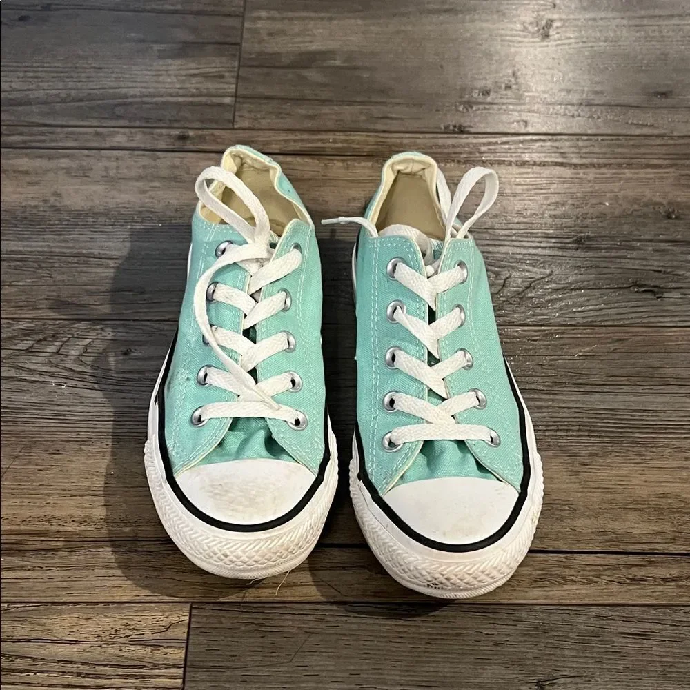 Converse Mint Green Low-Top Sneakers - Picture 6 of 8
